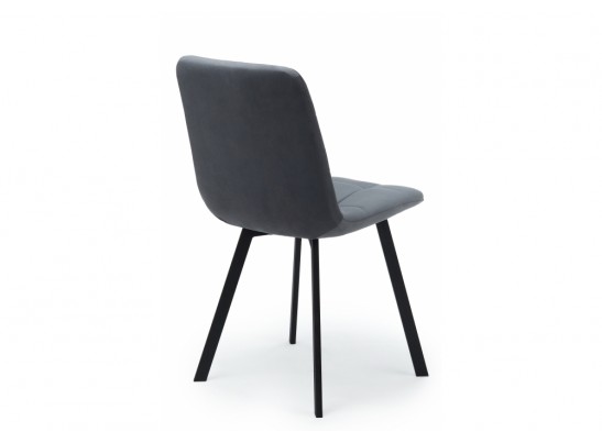 Стул на металлокаркасе Чилли темно-серый / черный в Каменске-Уральском