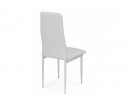 Стул на металлокаркасе DC2-001 искусственная кожа белый / белый в Каменске-Уральском
