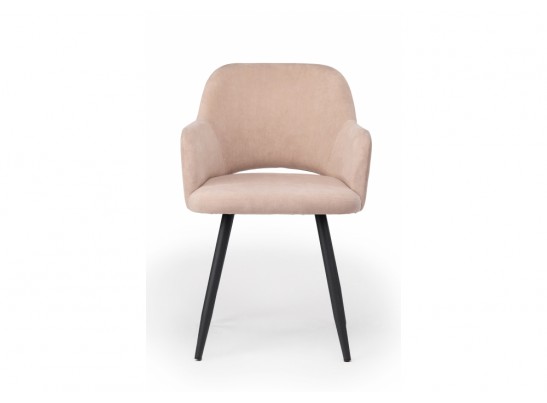 Стул на металлокаркасе Эолин латте (glory 10) / черный в Каменске-Уральском