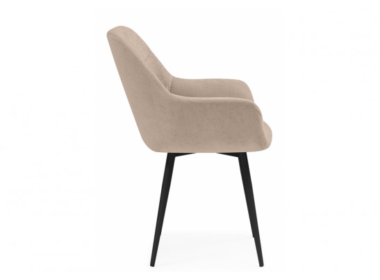 Стул на металлокаркасе Флюид бежевый (zd 210) / черный в Каменске-Уральском