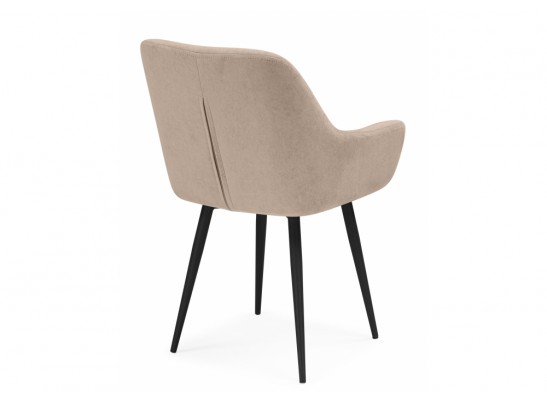 Стул на металлокаркасе Флюид бежевый (zd 210) / черный в Каменске-Уральском