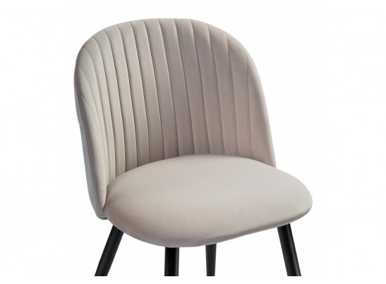 Стул на металлокаркасе Gabi 1 latte / black в Каменске-Уральском