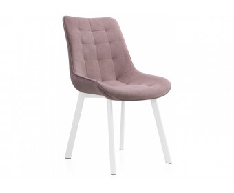 Стул на металлокаркасе Hagen light purple / white