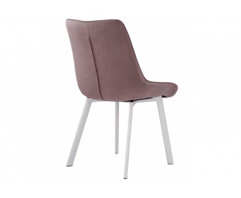 Стул на металлокаркасе Hagen light purple / white