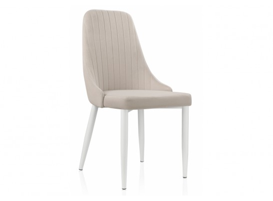 Стул на металлокаркасе Kora white / beige в Каменске-Уральском