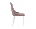 Стул на металлокаркасе Kora white / light purple в Каменске-Уральском