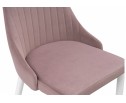 Стул на металлокаркасе Kora white / light purple в Каменске-Уральском