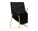 Стул на металлокаркасе Lana black / gold в Каменске-Уральском