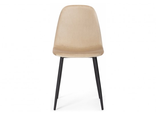 Стул на металлокаркасе Lilu dark beige / black в Каменске-Уральском