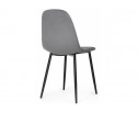 Стул на металлокаркасе Lilu dark grey / black в Каменске-Уральском