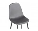 Стул на металлокаркасе Lilu dark grey / black в Каменске-Уральском