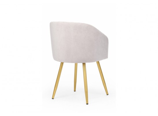 Стул на металлокаркасе Монер 360 светло-серый (glory 36) / золотой в Каменске-Уральском