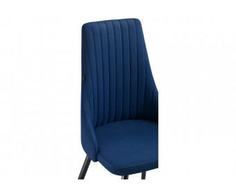 Стул на металлокаркасе Нараян velutto 26 / черный