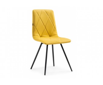 Стул на металлокаркасе Персея velutto 28 / черный