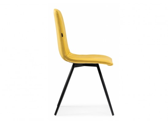 Стул на металлокаркасе Персея velutto 28 / черный в Каменске-Уральском