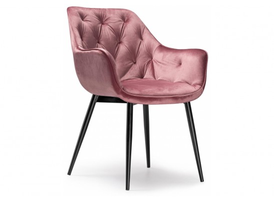 Стул на металлокаркасе Remo dark pink в Каменске-Уральском