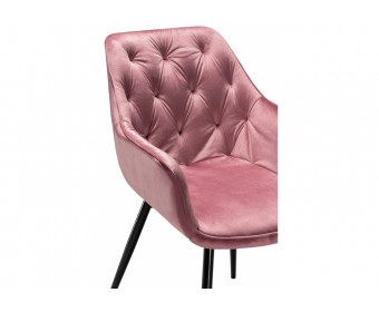 Стул на металлокаркасе Remo dark pink