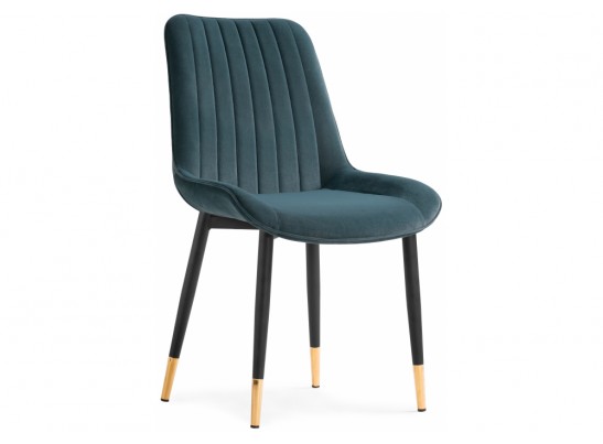 Стул на металлокаркасе Seda 1 green / black / gold в Каменске-Уральском