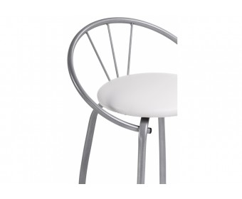 Стул на металлокаркасе Tankard белый полимер / светлый мусс