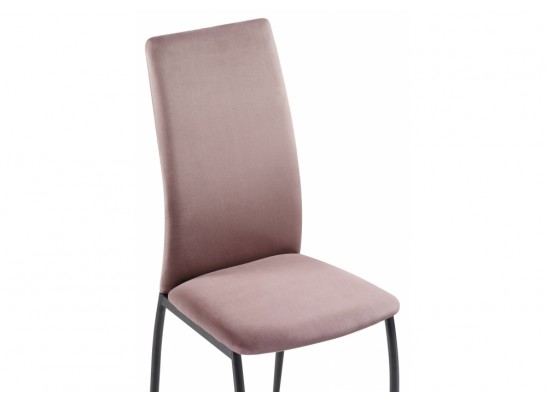 Стул на металлокаркасе Tod black / light purple в Каменске-Уральском