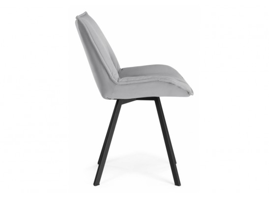 Стул на металлокаркасе Тува серый / черный каркас в Каменске-Уральском