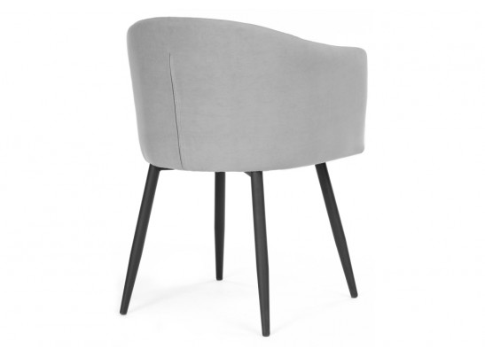 Стул на металлокаркасе Валета серый / черный каркас в Каменске-Уральском