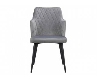 Стул на металлокаркасе Velen light gray