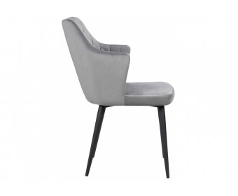 Стул на металлокаркасе Velen light gray