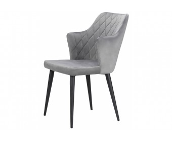 Стул на металлокаркасе Velen light gray