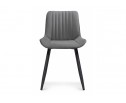 Стул на металлокаркасе Вейв темно-серый / черный в Каменске-Уральском