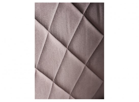 Стул на металлокаркасе Зест микровелюр розовый / белый глянец в Каменске-Уральском