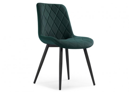 Стул на металлокаркасе Fox green / black в Каменске-Уральском