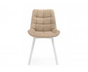 Стулья на металлокаркасе Челси 360 бежевый (ZD 210) / белый в Каменске-Уральском