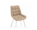 Стулья на металлокаркасе Челси 360 бежевый (ZD 210) / белый в Каменске-Уральском