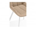 Стулья на металлокаркасе Челси 360 бежевый (ZD 210) / белый в Каменске-Уральском