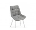 Стулья на металлокаркасе Челси 360 светло-серый (ZD 960) / белый в Каменске-Уральском