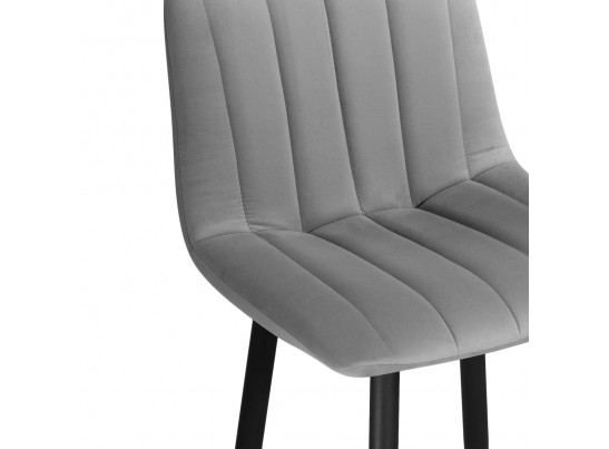 Полубарный стул Дани латте / черный в Каменске-Уральском