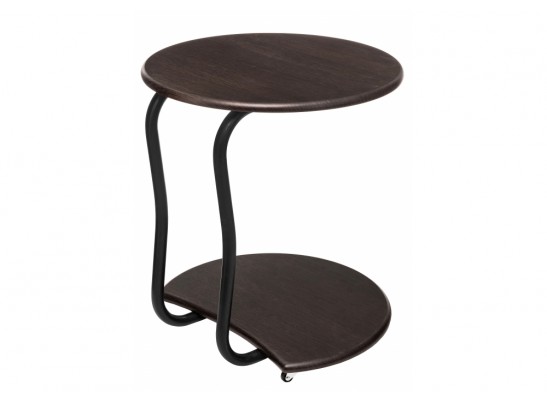 Журнальный столик Андромеда черный матовый / орех в Каменске-Уральском