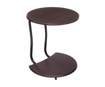 Журнальный столик Андромеда черный матовый / орех