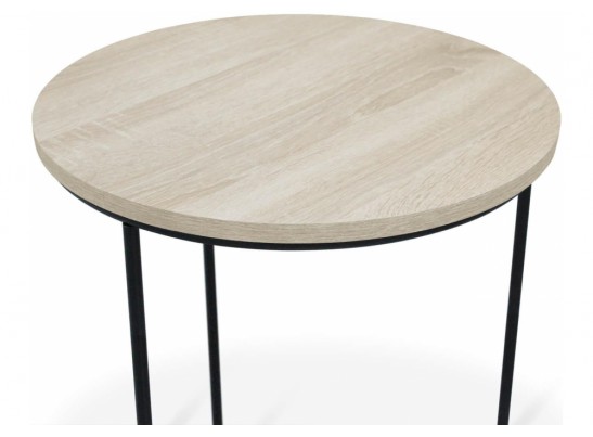 Журнальный столик SHT-CT7 дуб беленый / черный муар в Каменске-Уральском