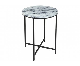 Журнальный столик Волопас 48х60 белый мрамор