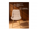 Стул на металлокаркасе Челси К бежевый (zd 210) / золотой в Каменске-Уральском