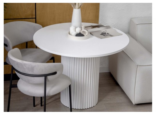 Стол Барел 110 белый / белый в Каменске-Уральском