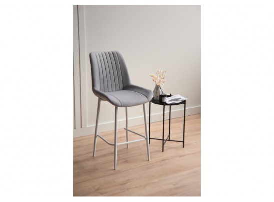 Полубарный стул Седа 360 светло-серый (zd 960) / белый в Каменске-Уральском