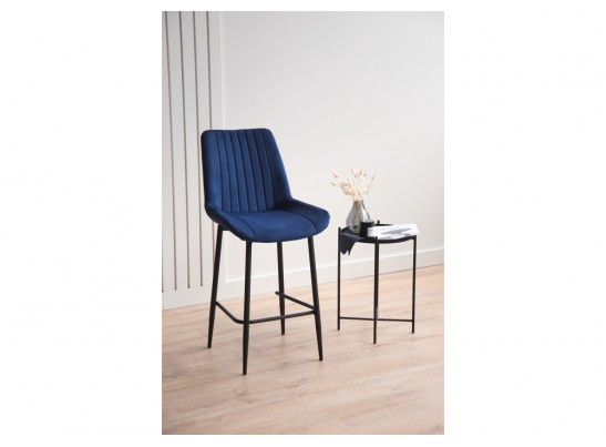 Полубарный стул Седа 360 синий (zd 798) / черный в Каменске-Уральском