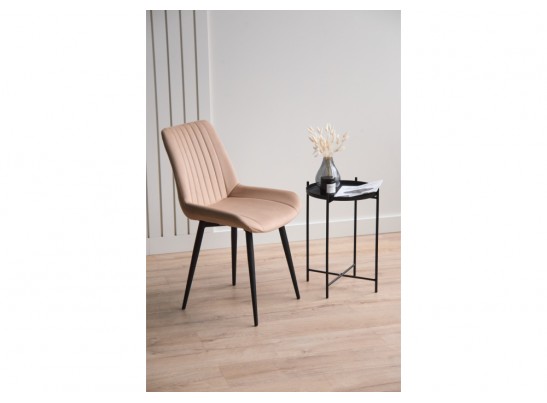 Стул на металлокаркасе Седа бежевый (zd 210) / черный в Каменске-Уральском