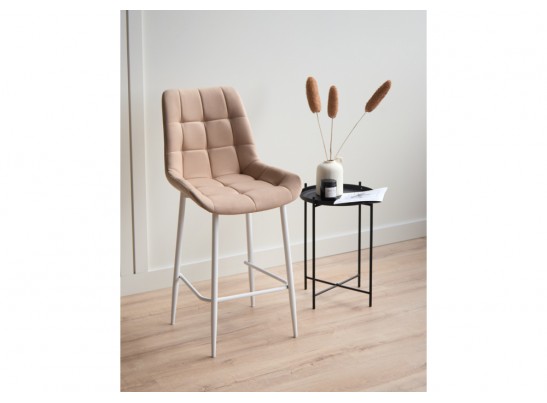 Полубарный стул Челси бежевый (zd 210) / белый в Каменске-Уральском