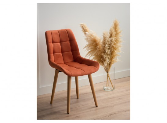 Деревянный стул Челси терракотовый (zd 432) / светлое дерево в Каменске-Уральском