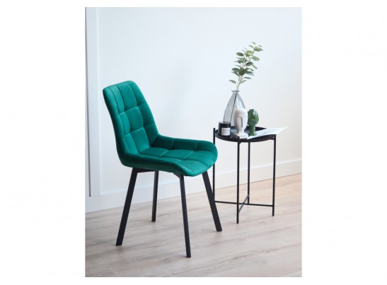 Стул на металлокаркасе Челси 360 П зеленый (zd 667) / черный в Каменске-Уральском