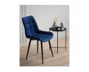 Стул на металлокаркасе Челси 360 К синий (zd 798) / черный в Каменске-Уральском